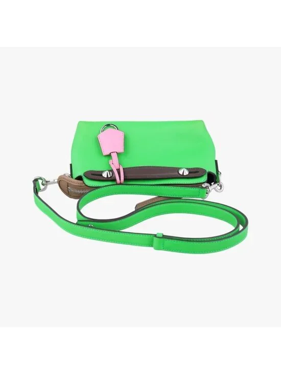 Fendi Visible Green Leather Messenger Bag - Picture 8 of 16